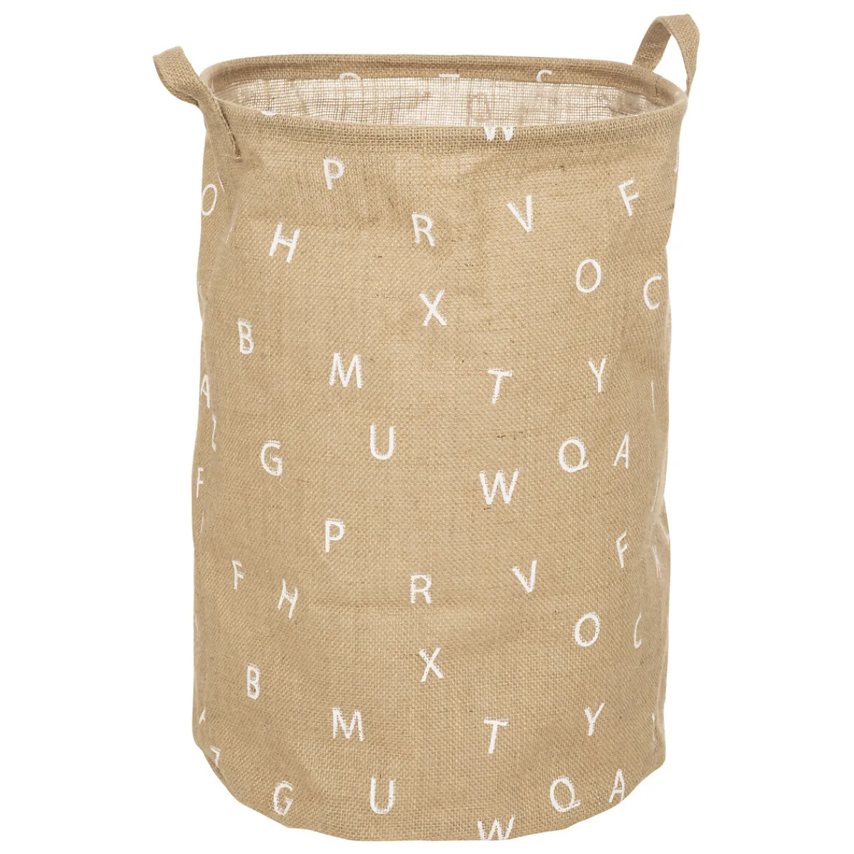 Atmosphera Paniers De Rangements*Panier enfant "Alphabet" Beige