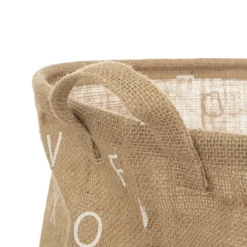 Atmosphera Paniers De Rangements*Panier enfant "Alphabet" Beige