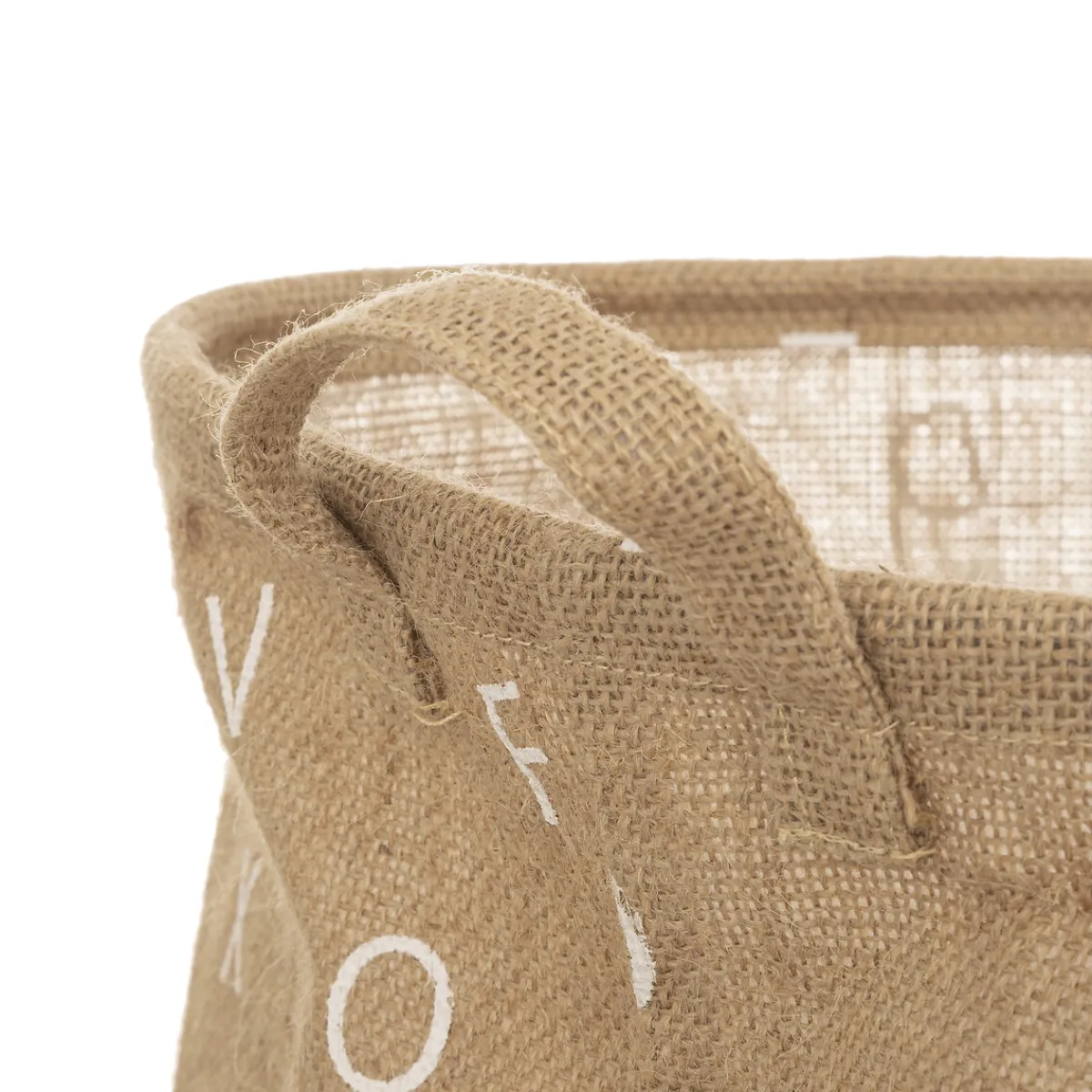 Atmosphera Paniers De Rangements*Panier enfant "Alphabet" Beige