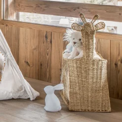 Atmosphera Paniers De Rangements*Panier enfant "Girafe" Beige