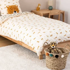 Atmosphera Paniers De Rangement*Panier enfant pompons "Livi" beige