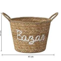 Atmosphera Paniers De Rangements*Panier en osier Blanc