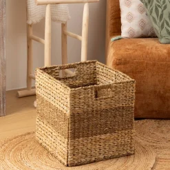 Atmosphera Voir Tout |Paniers De Rangement*Panier "Ninon" Blanc