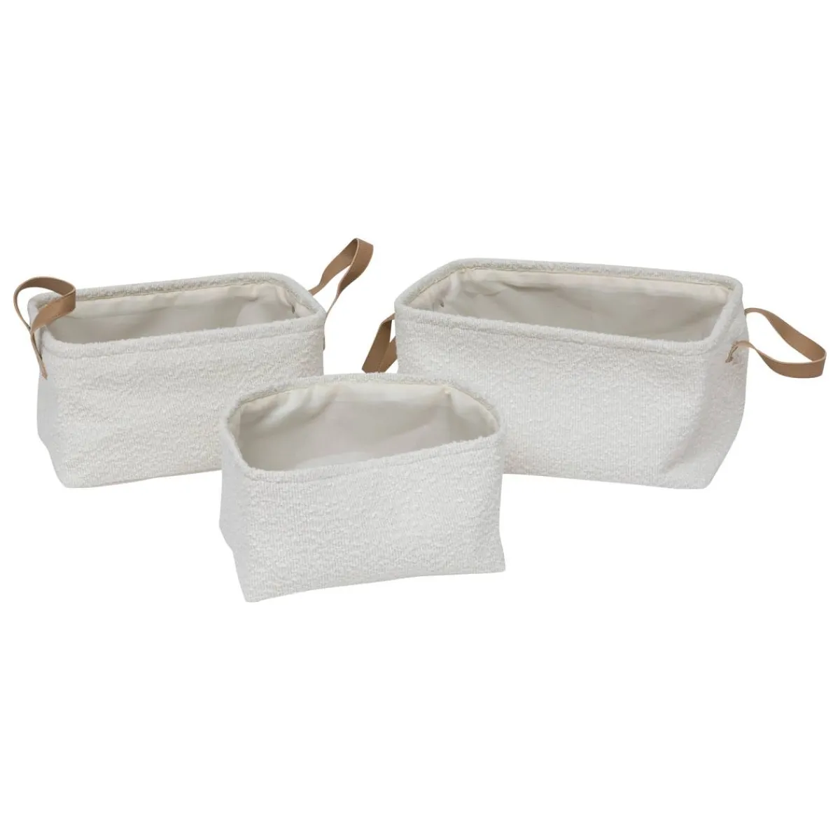Atmosphera Voir Tout |Paniers De Rangement*3 paniers "Loe" Rose