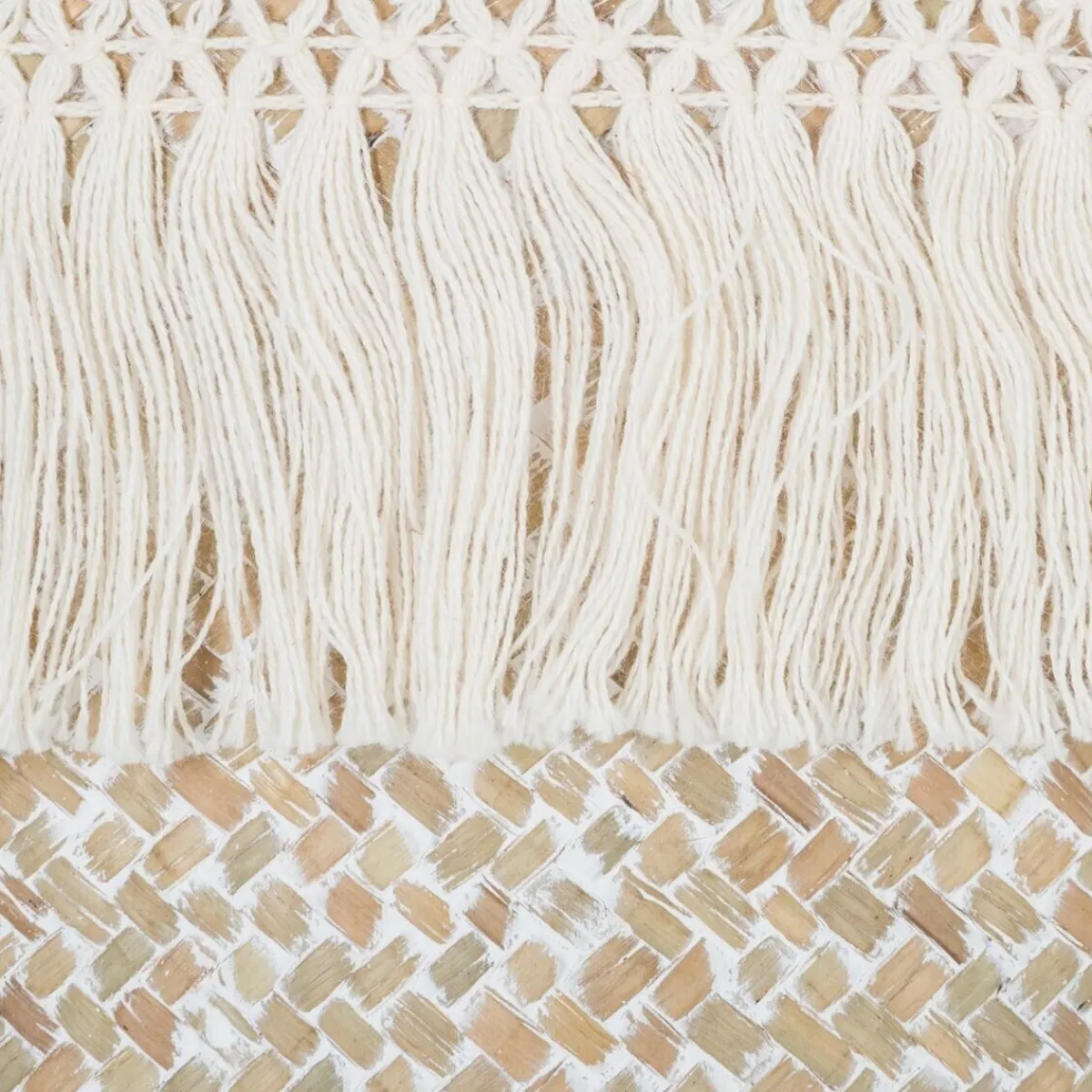 Atmosphera Paniers De Rangement*Panier "Été", roseau Blanc