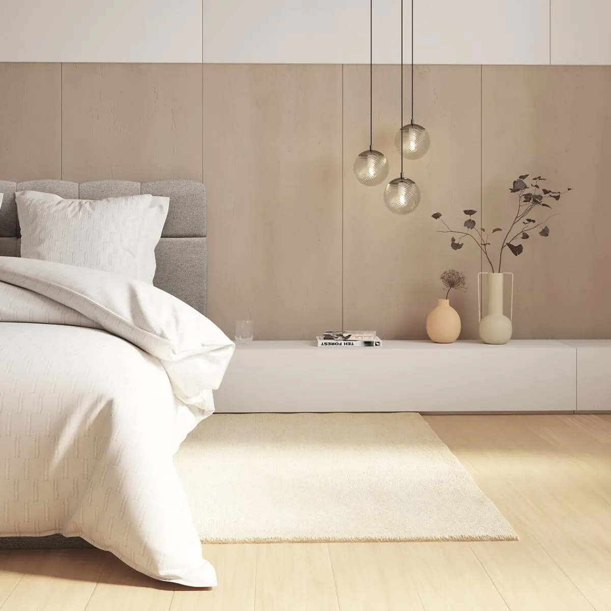 Atmosphera Panneau Mural Décoratif*Panneau décoratif mural "Cary" Beige