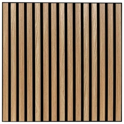 Atmosphera Panneau Mural Décoratif|Décoration En Bois*Panneau décoratif tasseaux bois "Colva" Blanc