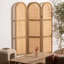 Atmosphera Paravents*Paravent arrondi Beige