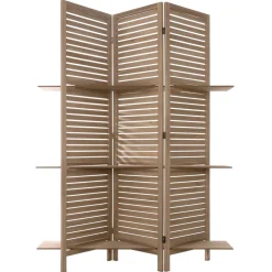 Atmosphera Paravents*Paravent 3 étagères Beige
