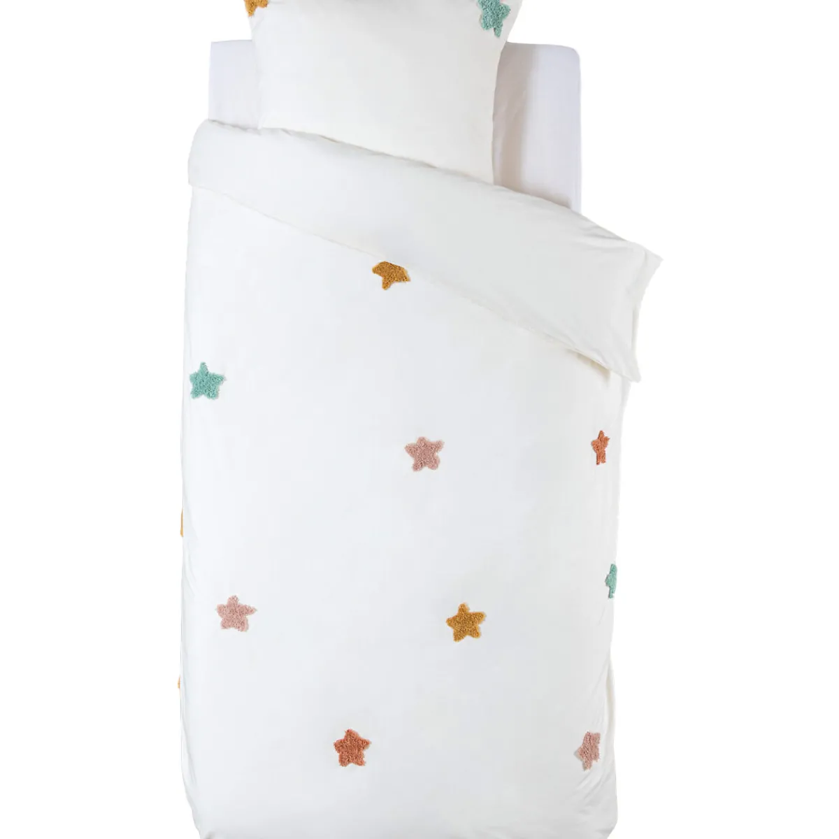Atmosphera Housses De Couette Enfant*Parure de lit enfant 2 pièces "Étoile" Multicolore