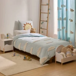 Atmosphera Housses De Couette Enfant*Parure de lit enfant "Tufy" Bleuclair