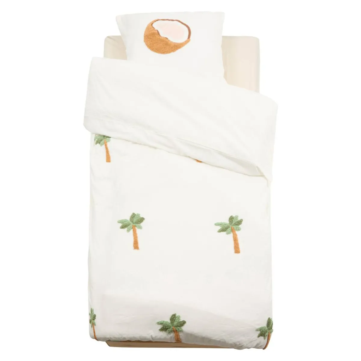 Atmosphera Housses De Couette Enfant*Parure de lit enfant "Tufy" Blanc