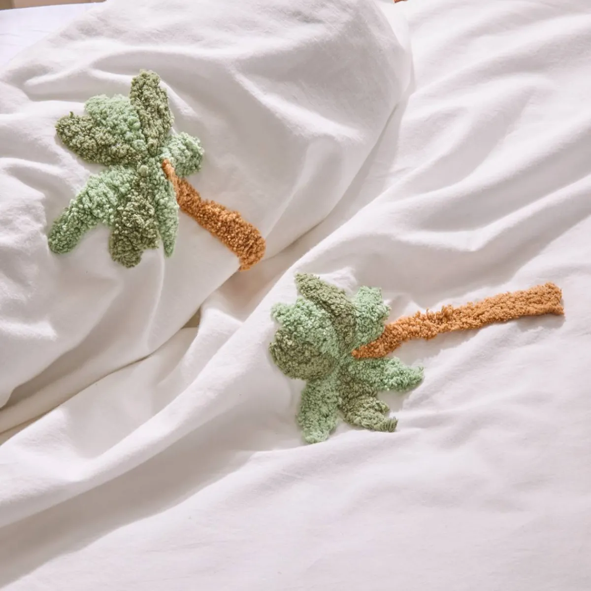 Atmosphera Housses De Couette Enfant*Parure de lit enfant "Tufy" Blanc