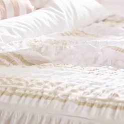 Atmosphera Parures De Lit*Parure de lit "Stripes" Blanc