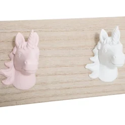 Atmosphera Décorations Murales*Patère enfant "Licorne" Beige