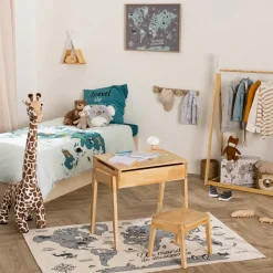 Atmosphera Peluches, Jouets*Peluche girafe "Axel" Beige