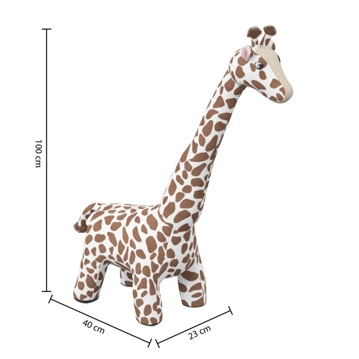Atmosphera Peluches, Jouets*Peluche girafe "Axel" Beige