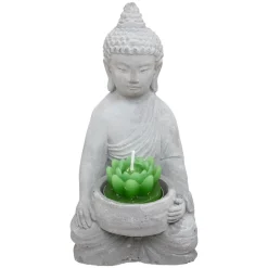 Atmosphera Photophores, Bougeoirs*Photophore "Bouddha" couleur_temp