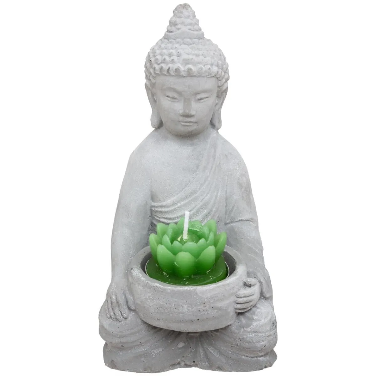 Atmosphera Photophores, Bougeoirs*Photophore "Bouddha" couleur_temp