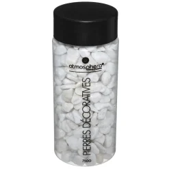 Atmosphera Sables, Pierres Colorées*Pierres déco petit modèle Blanc