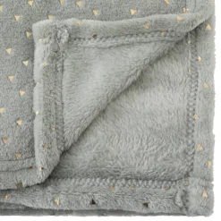 Atmosphera Plaids, Couvertures Enfant*Plaid "Berlingot" flanelle Bleu