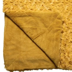 Atmosphera Plaids Fausse Fourrure*Plaid "Bouclette" fausse fourrure Grissouris