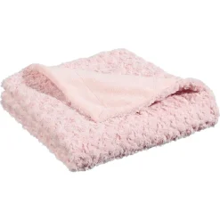 Atmosphera Plaids Fausse Fourrure*Plaid "Bouclette" fausse fourrure Rouge
