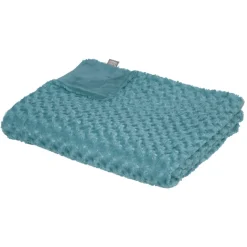Atmosphera Plaids Fausse Fourrure*Plaid "Bouclette" fausse fourrure Grisardoise