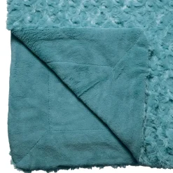 Atmosphera Plaids Fausse Fourrure*Plaid "Bouclette" fausse fourrure Grisardoise