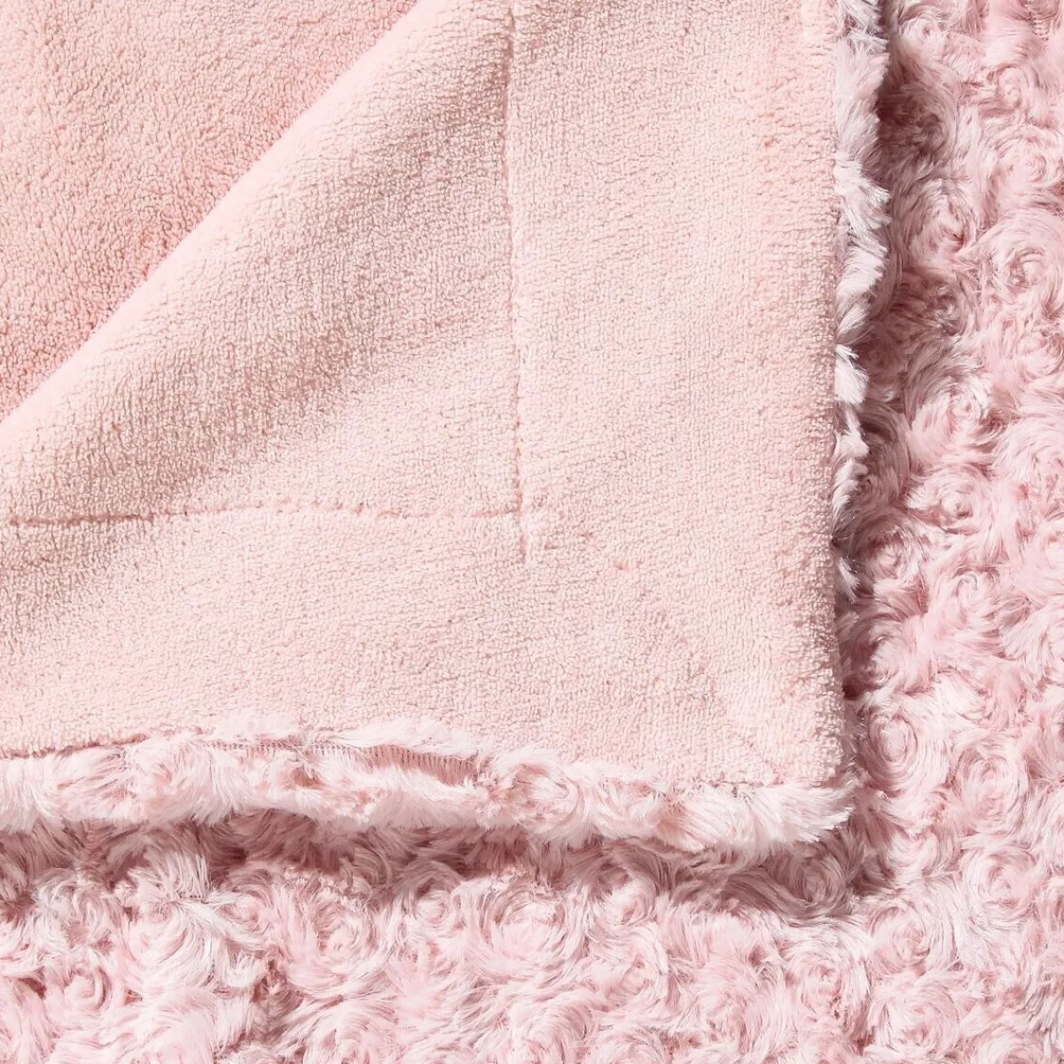 Atmosphera Plaids Fausse Fourrure*Plaid "Bouclette" fausse fourrure Blanc