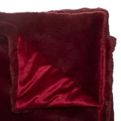 Atmosphera Plaids Fausse Fourrure*Plaid fausse fourrure Jaunemoutarde