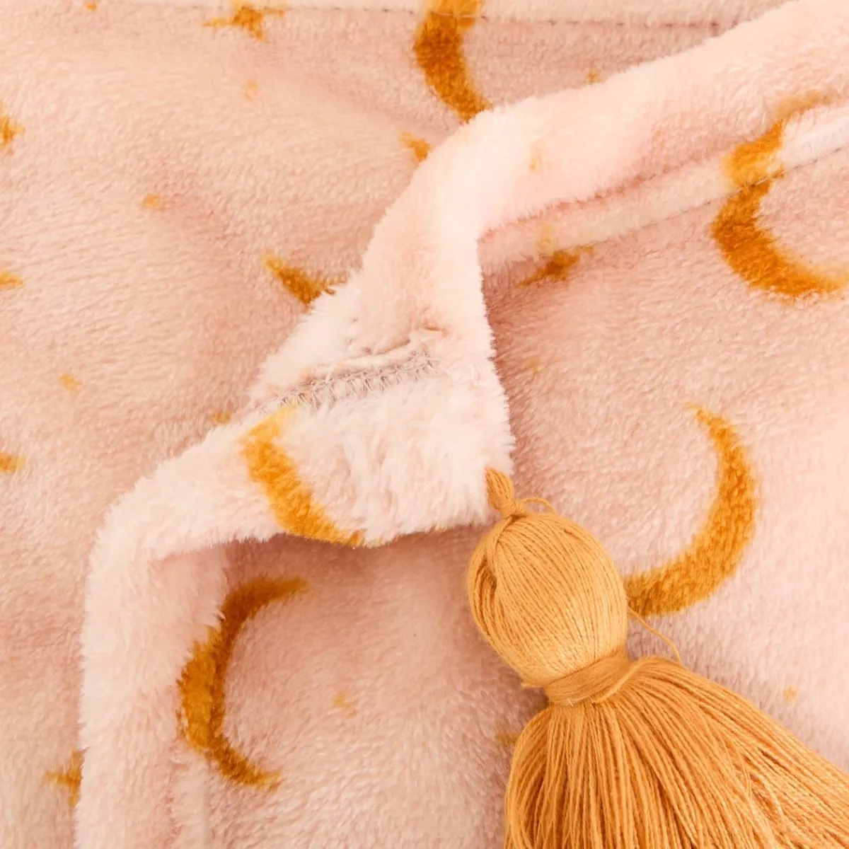 Atmosphera Plaids, Couvertures Enfant*Plaid flanelle "Bella" Rose