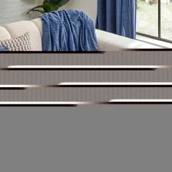 Atmosphera Plaids*Plaid flanelle côtelé "Arum" Beige
