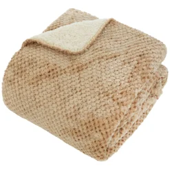 Atmosphera Plaids*Plaid flanelle effet sherpa 