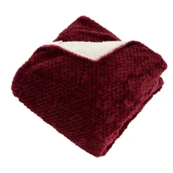 Atmosphera Plaids*Plaid flanelle effet sherpa 