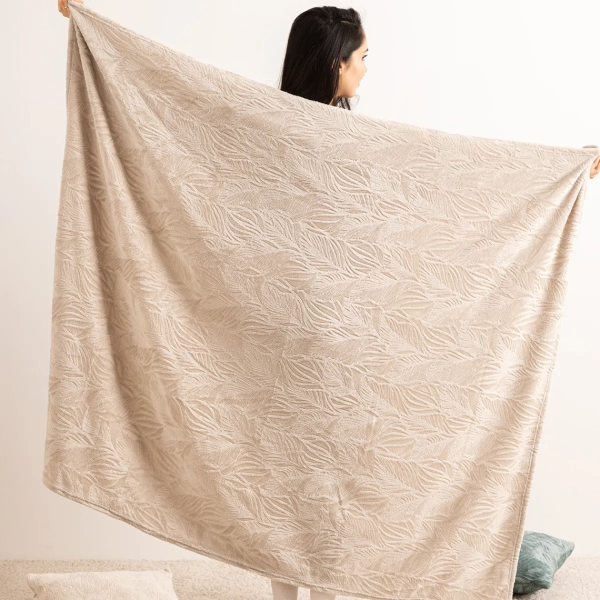 Atmosphera Plaids*Plaid flanelle "Ryo" Beige