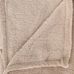 Atmosphera Plaids*Plaid microfibre Blanc