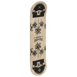 Atmosphera Décoration En Bois|Art Mural*Planche de skateboard "Deven" Doré