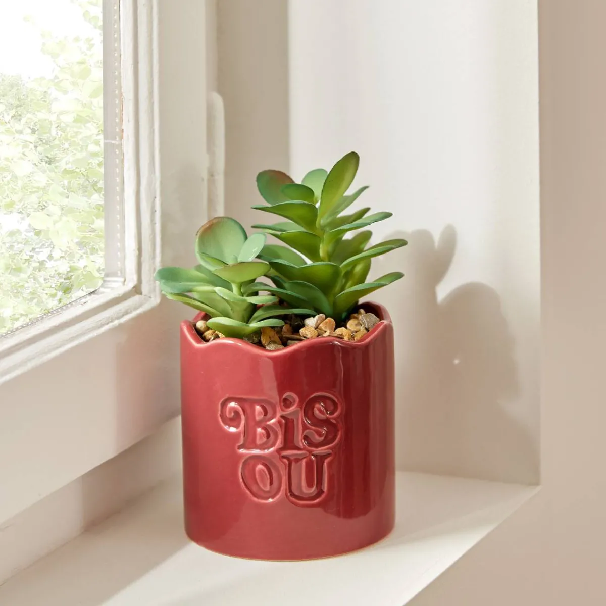 Atmosphera Plantes Artificielles*Plante artificielle en pot "Cheri" Vert