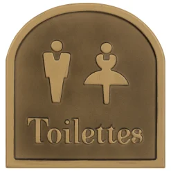Atmosphera Patères|Patères*Plaque porte métal "Mattia" Boisnaturel