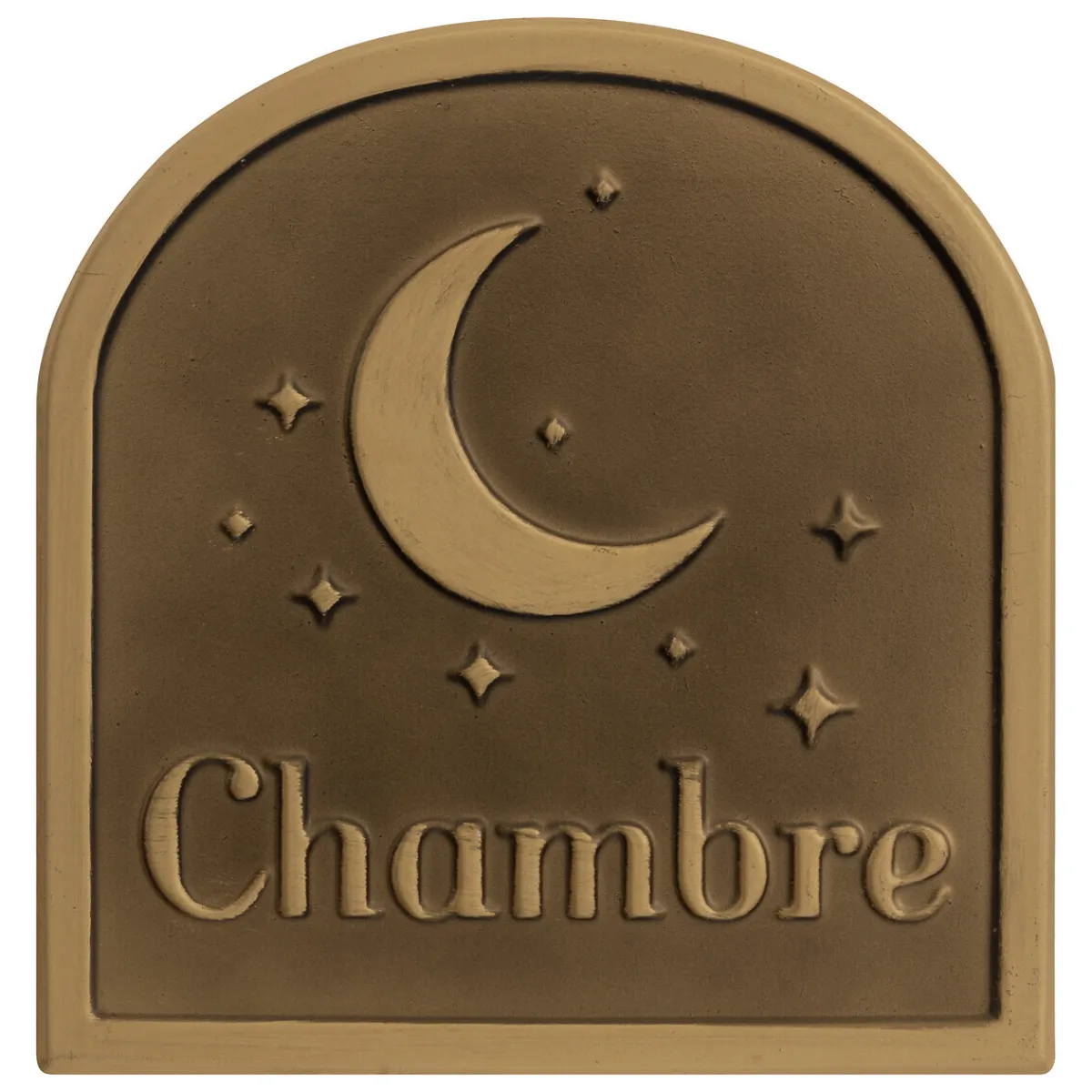 Atmosphera Patères|Patères*Plaque porte métal "Mattia" Boisnaturel