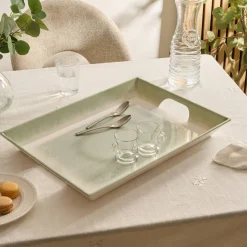 Atmosphera Plats De Service, Présentoirs|Art De La Table D'Extérieur*Plateau "Clara" Bleu