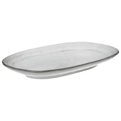 Atmosphera Plats De Service, Présentoirs*Plat "Flower" Blanc