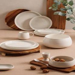 Atmosphera Plats De Service, Présentoirs*Plat "Nora" Grisardoise