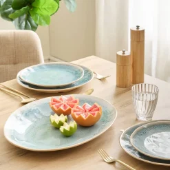 Atmosphera Art De La Table D'Extérieur*Plat  "Pia" Bleu