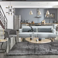 Atmosphera Objets À Poser*Pomme déco, céramique Boisnaturel