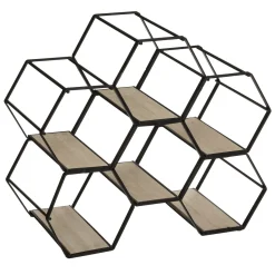 Atmosphera Range-Bouteilles|Voir Tout *Porte-bouteilles "Arty" métal Marron