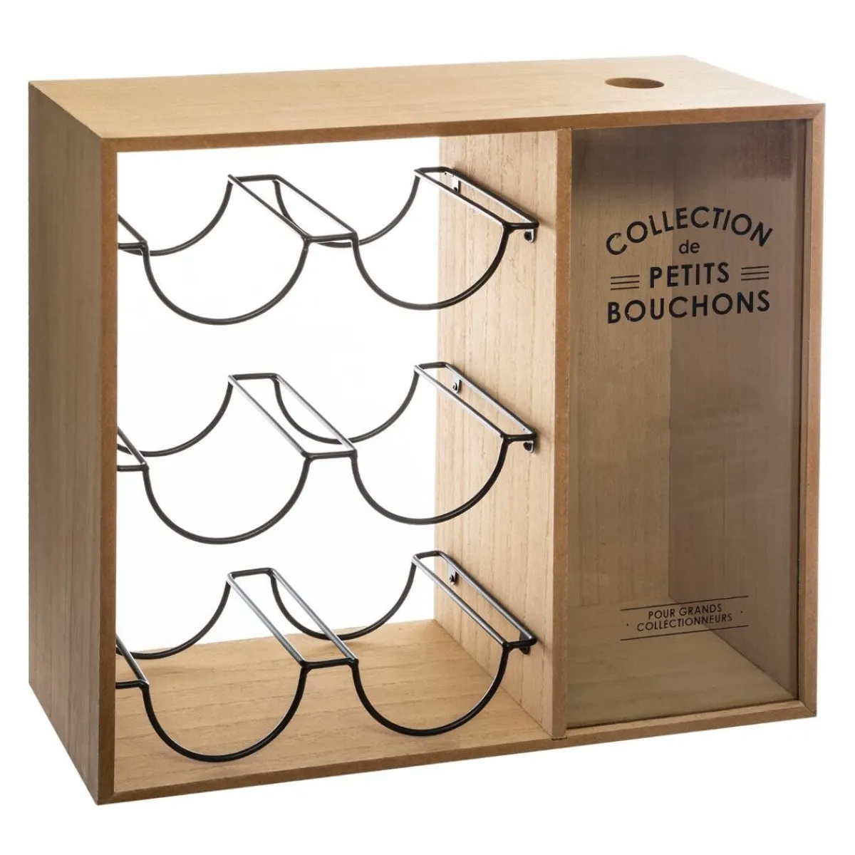 Atmosphera Range-Bouteilles*Porte-bouteilles "Loft" métal Blanc