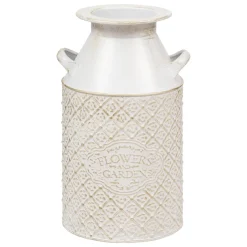 Atmosphera Pots De Fleurs*Pot à lait "Tino" Blanc