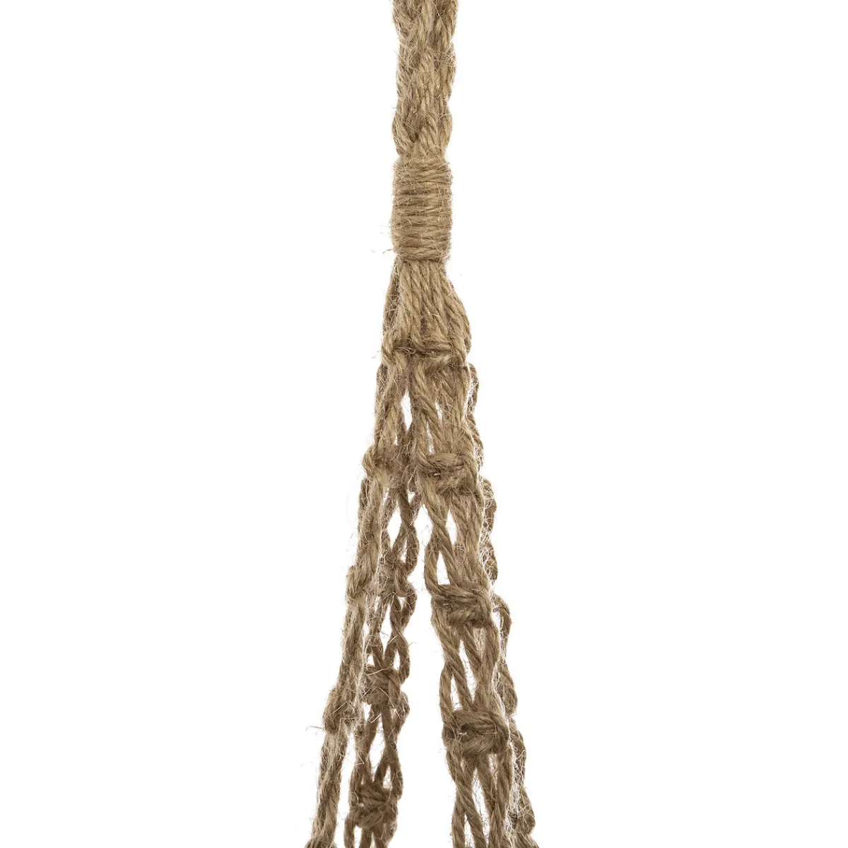 Atmosphera Pots De Fleurs*Pot suspendu jute Blanc
